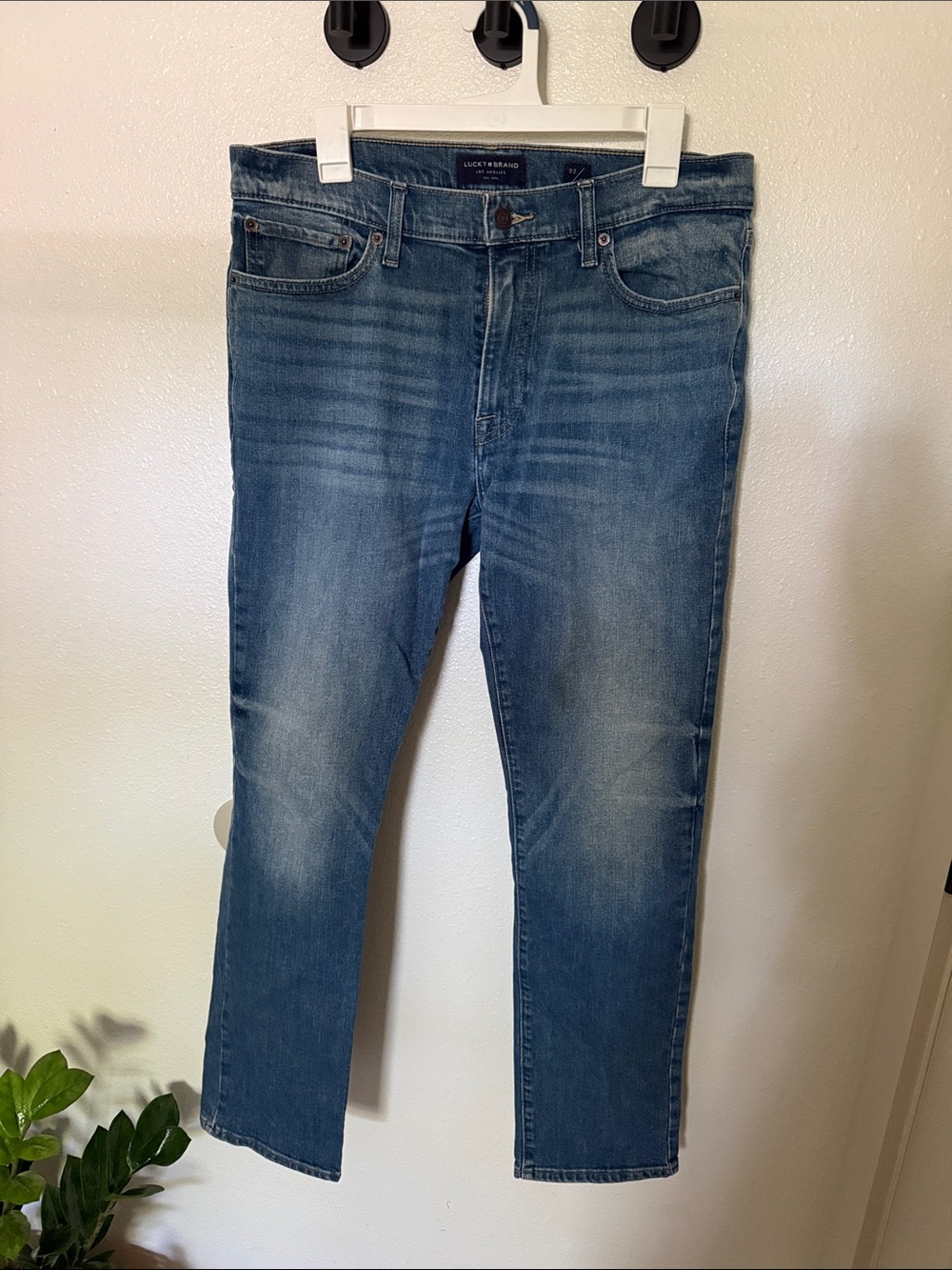 Lucky Brand Slim Straight Mid Blue Men's Jeans
